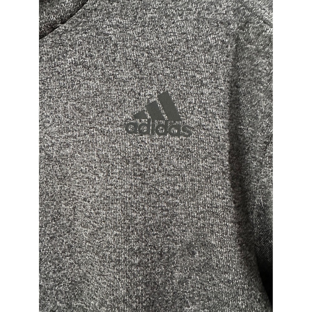Adidas Energy Running Climalite Hoodie Mens Medium Gray Pullover BK3147 - Picture 3 of 9